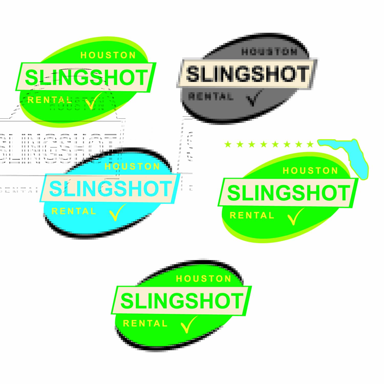 Logo Design by jafer imam for Houston Slingshot Rental | Design #20006569