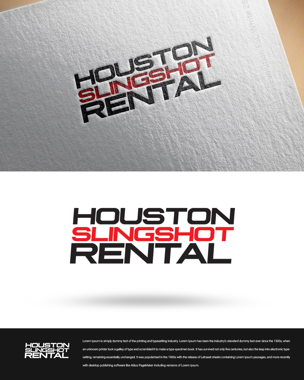 Diseño de Logo por zingodesigns258 para Houston Slingshot Rental | Diseño #20014420