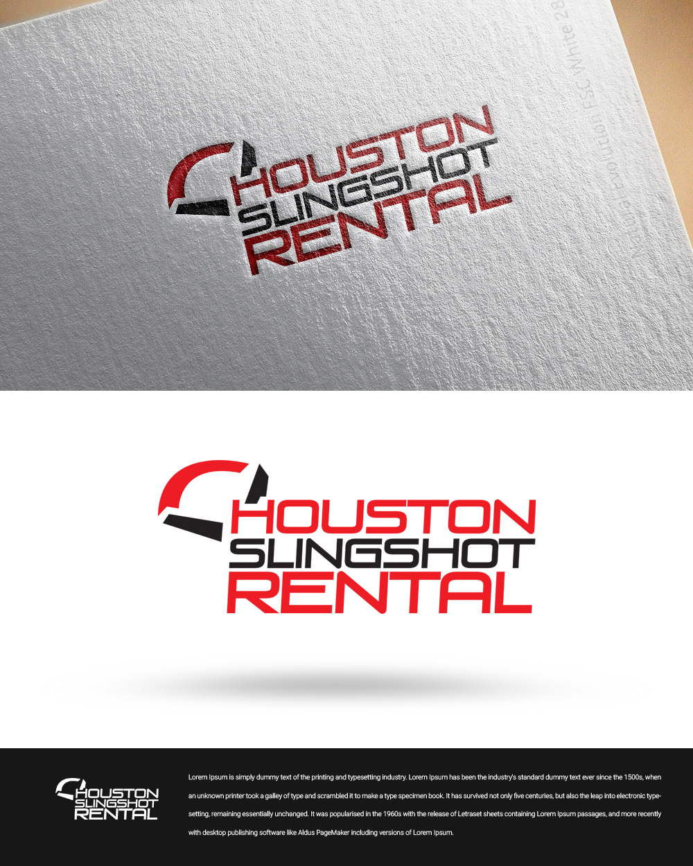 Diseño de Logo por zingodesigns258 para Houston Slingshot Rental | Diseño #20014421