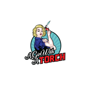 A Girl With A Torch | Logo Design by ackocar
