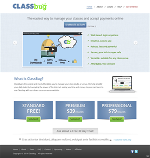 Design de Page d'Accueil par pb pour ce projet | Design : #2927596