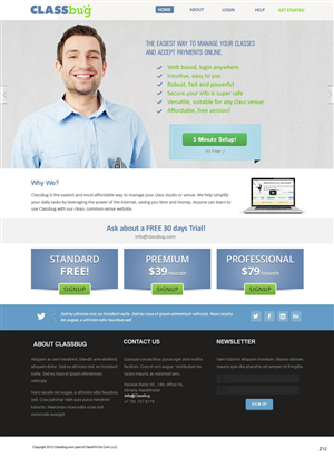 Design de Page d'Accueil par pb pour ce projet | Design : #2935318