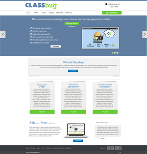 Design de Page d'Accueil par pb pour ce projet | Design : #2935322