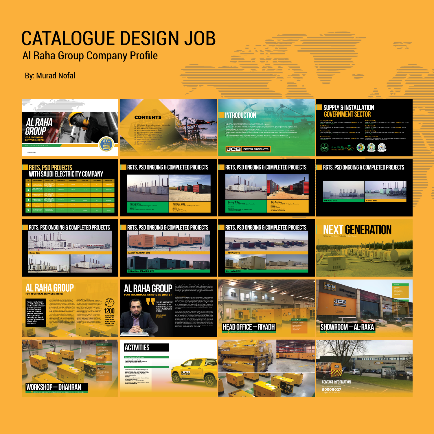 Catalogue Design by Murad Nofal for this project | Design #20088616