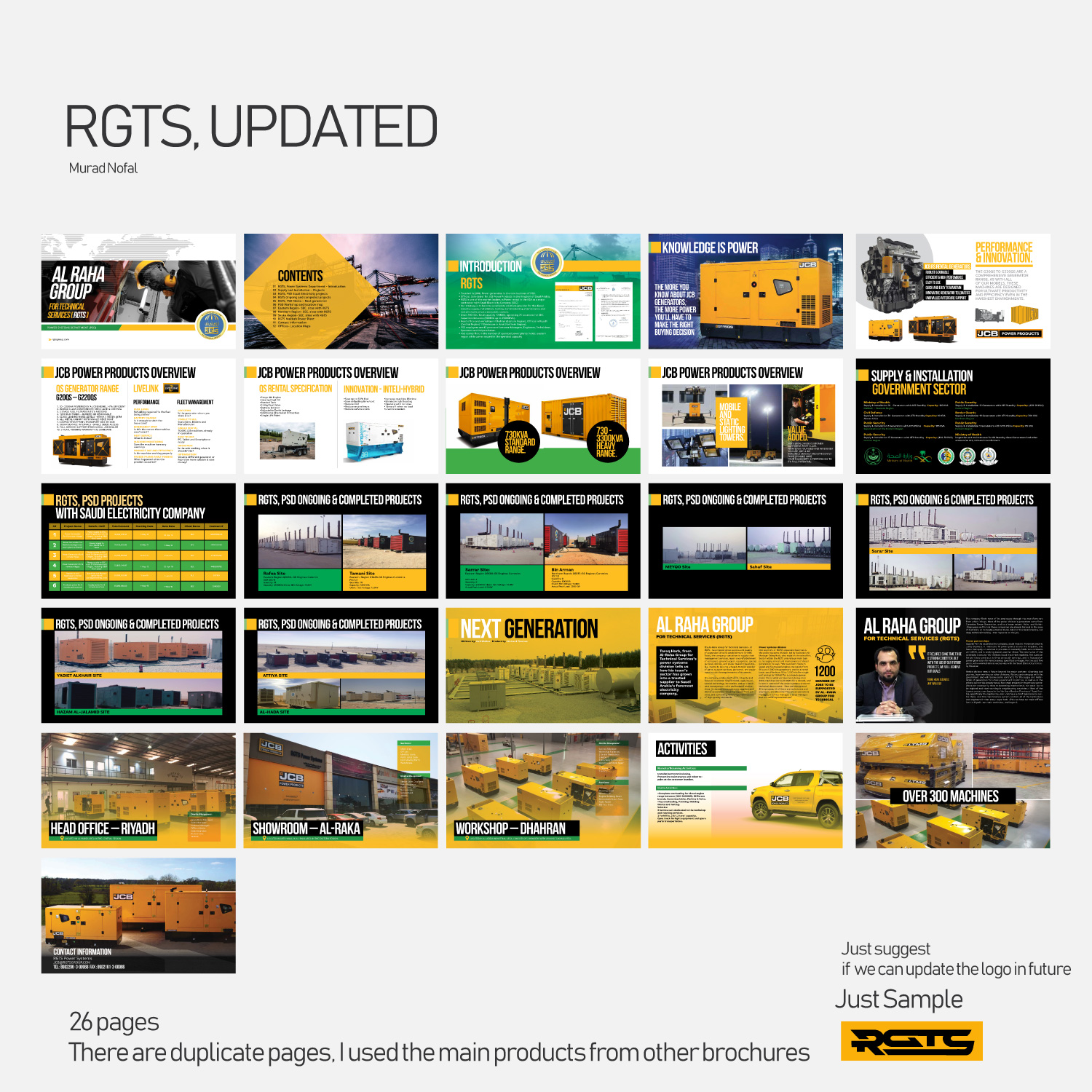 Catalogue Design by Murad Nofal for this project | Design #20165347