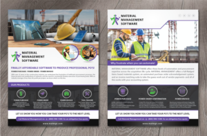 Material Management Software Design | Flyer-Design von alex989
