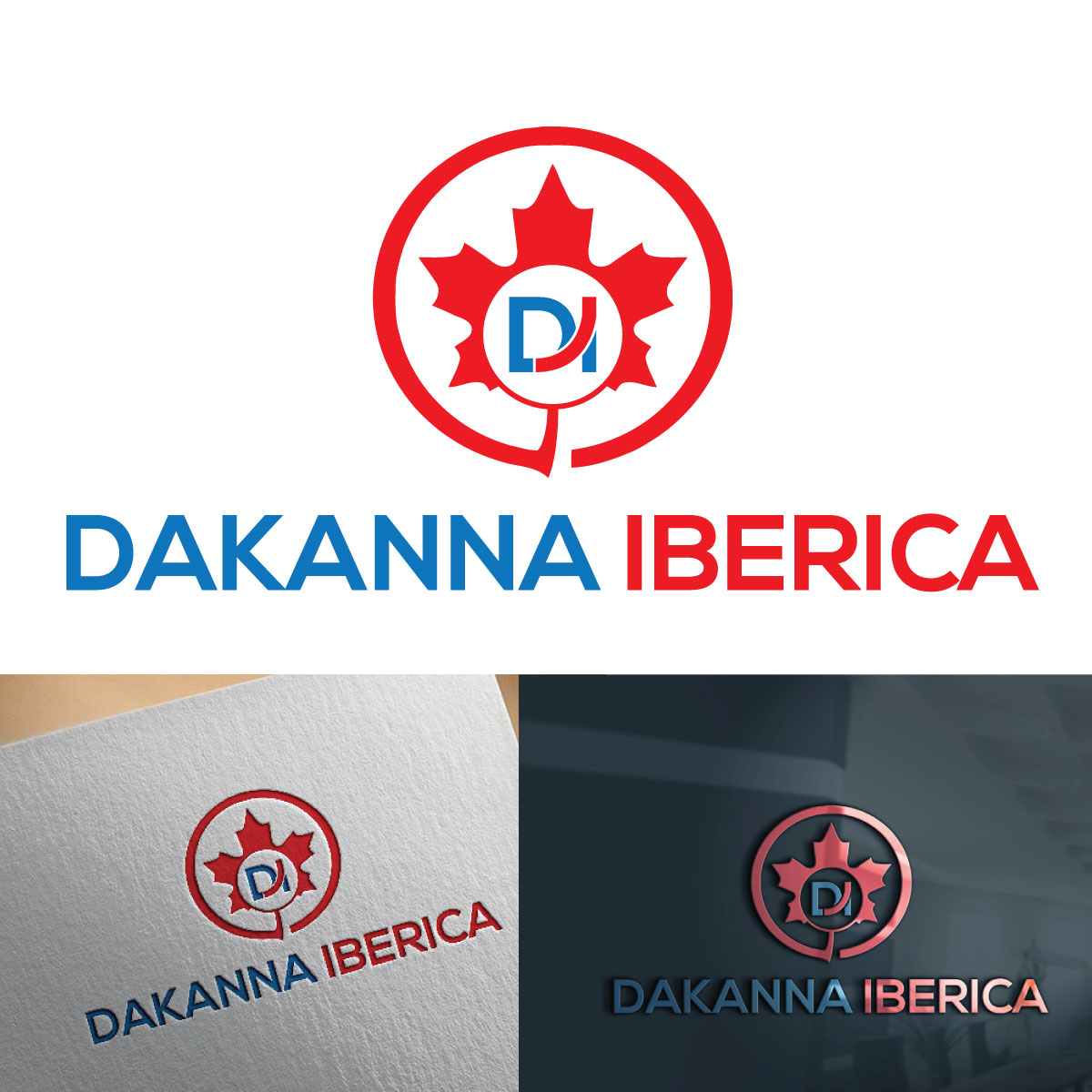 Logo Design by JAFRIN for Dakanna Iberica S.L B088187059 | Design #20018558