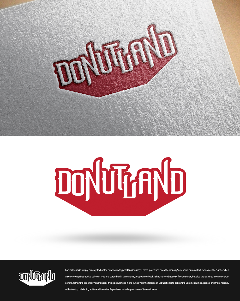 Logo Design by zingodesigns258 for Charlotte LLC DBA Donutland | Design #20021263