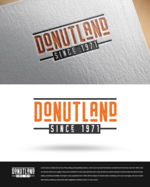 Logo Design by zingodesigns258 for Charlotte LLC DBA Donutland | Design: #20021266