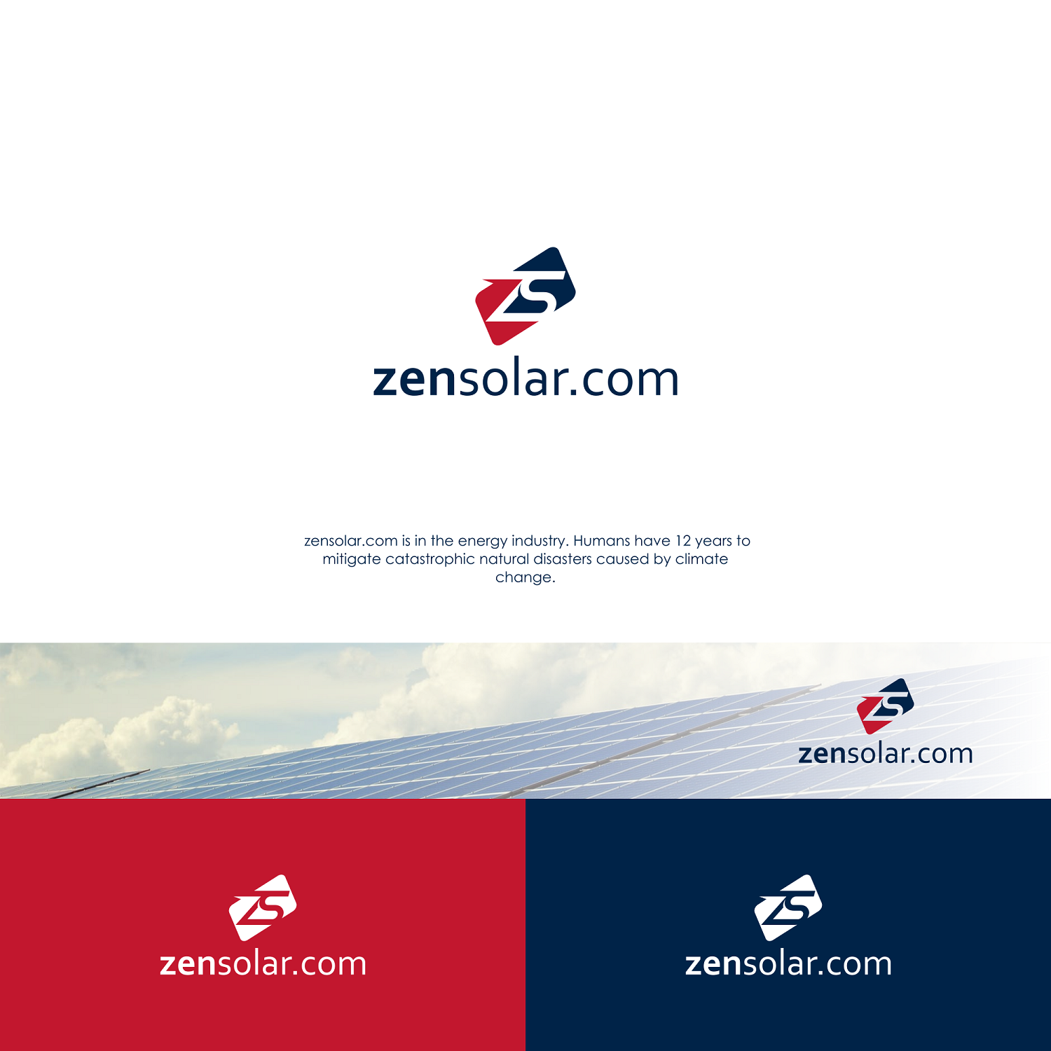 Logo Design by zatsukiki for ZenSolar | Design #20009110