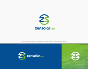 Z or ZS or zensolar.com - or maybe I get two/three logos: 1 with a simple Z and one with ZS text and another one that says zensolar.com | Logo Design by CKS d e s i g n