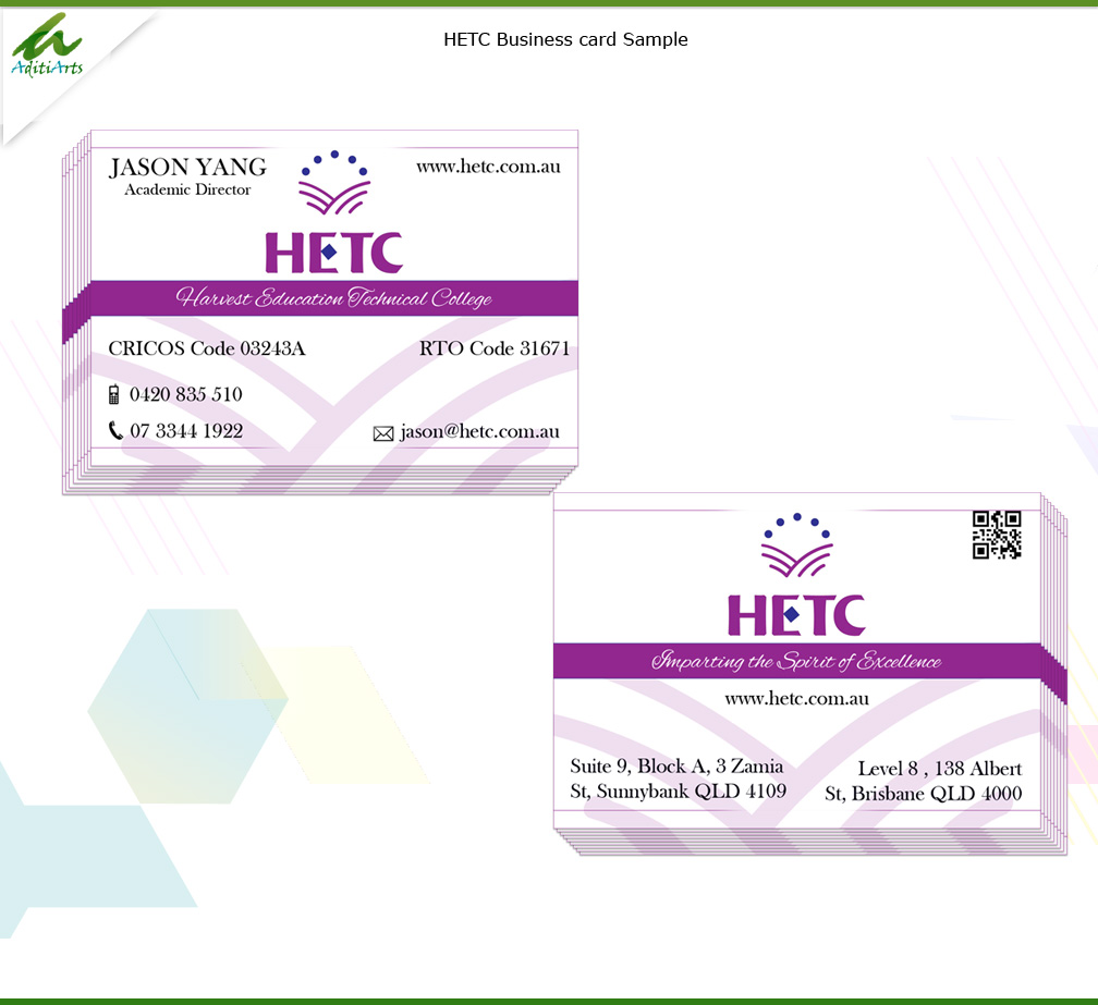 Diseño de Tarjeta de Presentación por AditiArts para este proyecto | Diseño #3040801