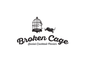 Broken Cage    Social Cocktail Parlor | Logo Design by Buck Tornado