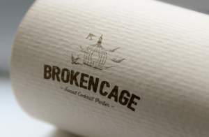Broken Cage    Social Cocktail Parlor | Logo Design by GLDesigns