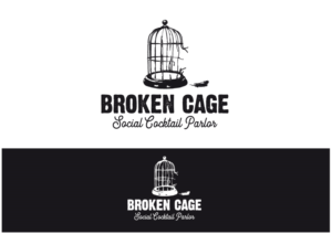 Broken Cage    Social Cocktail Parlor | Logo Design by Nigel B