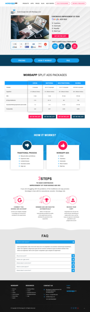 Web Design par pb pour Wordapp B.V | Design : #20023823
