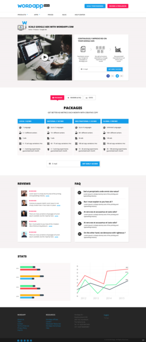 Web Design par pb pour Wordapp B.V | Design : #20023828