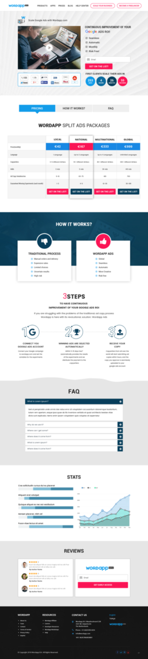 Web Design par pb pour Wordapp B.V | Design : #20083347