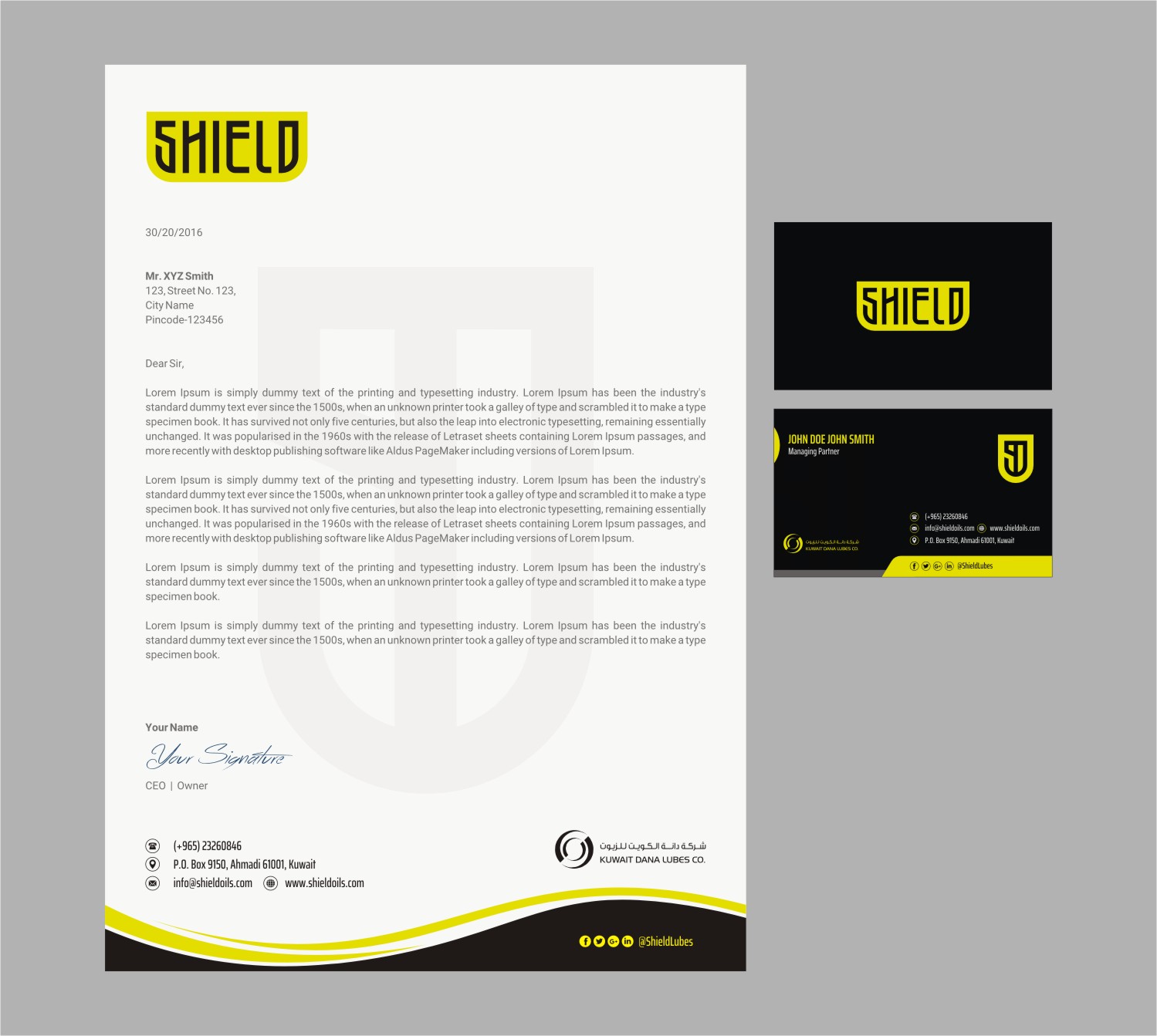 Stationery Design by INDIAN_Ashok for this project | Design #20030450