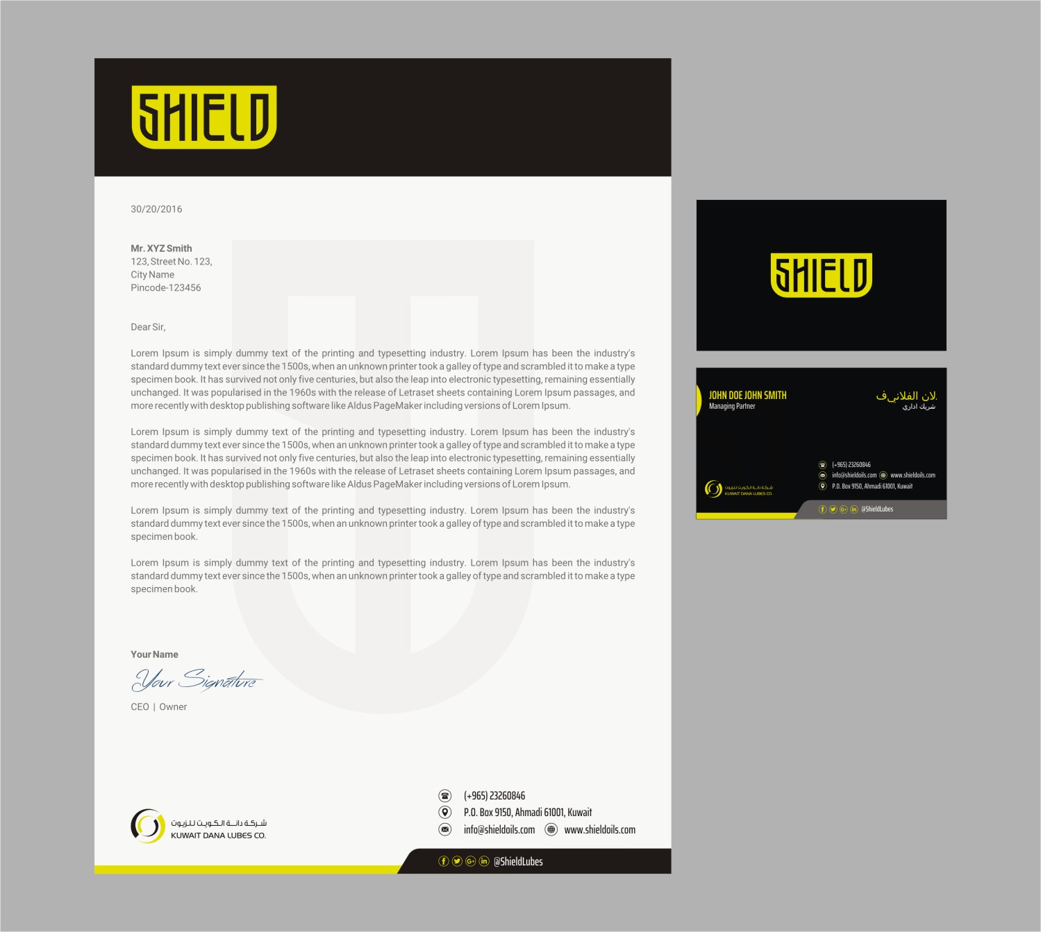 Stationery Design by INDIAN_Ashok for this project | Design #20037363