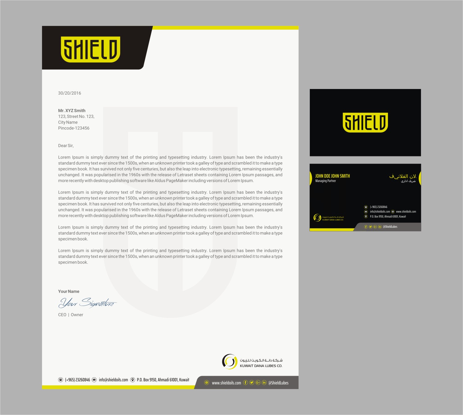 Stationery Design by INDIAN_Ashok for this project | Design #20038158