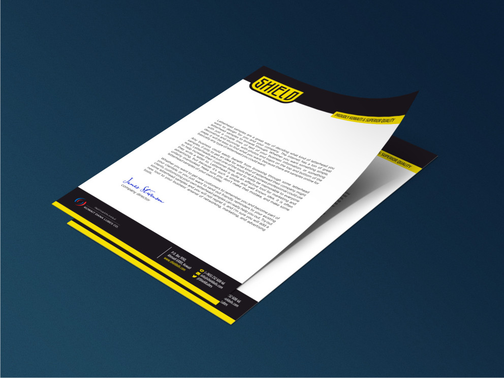 Stationery Design by Atvento Graphics for this project | Design #20015093