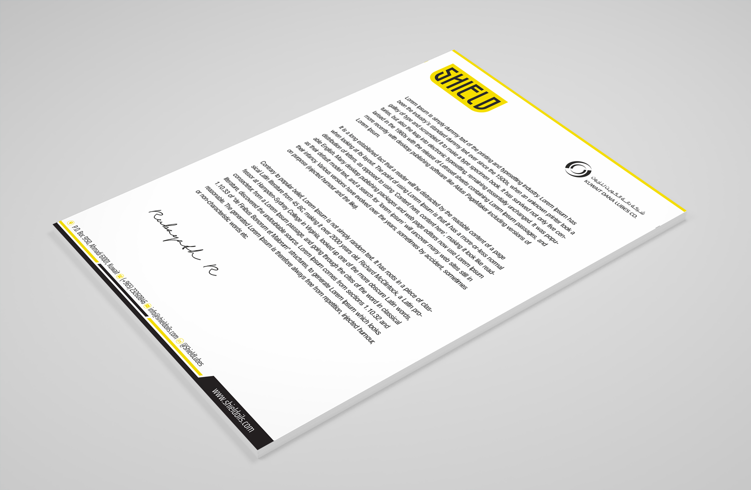 Stationery Design by Petter Goms for this project | Design #20018279