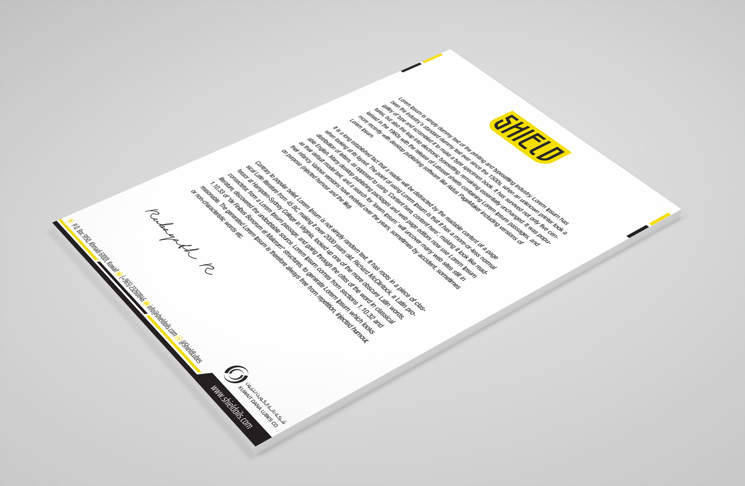 Stationery Design by Petter Goms for this project | Design #20018456
