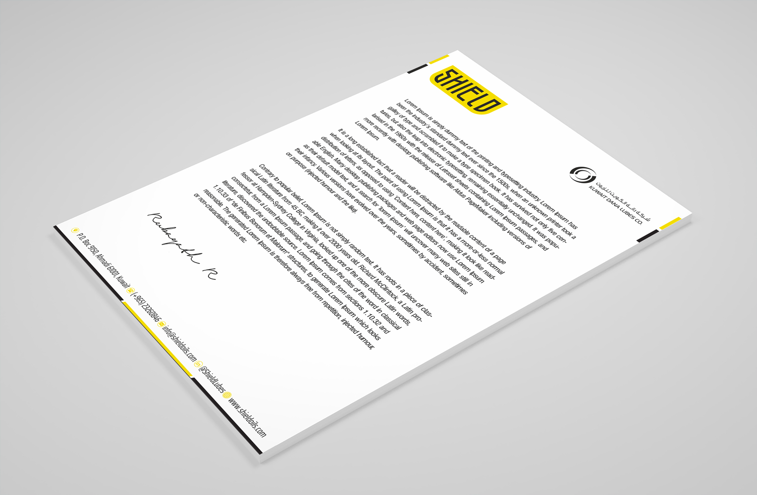 Stationery Design by Petter Goms for this project | Design #20018496