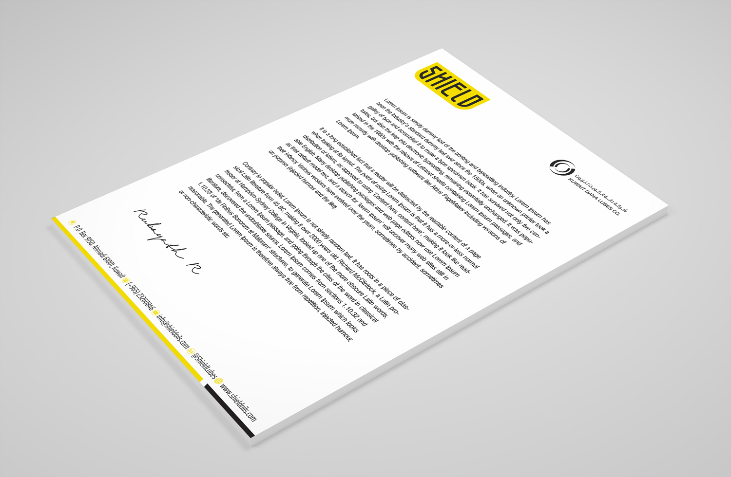 Stationery Design by Petter Goms for this project | Design #20018508