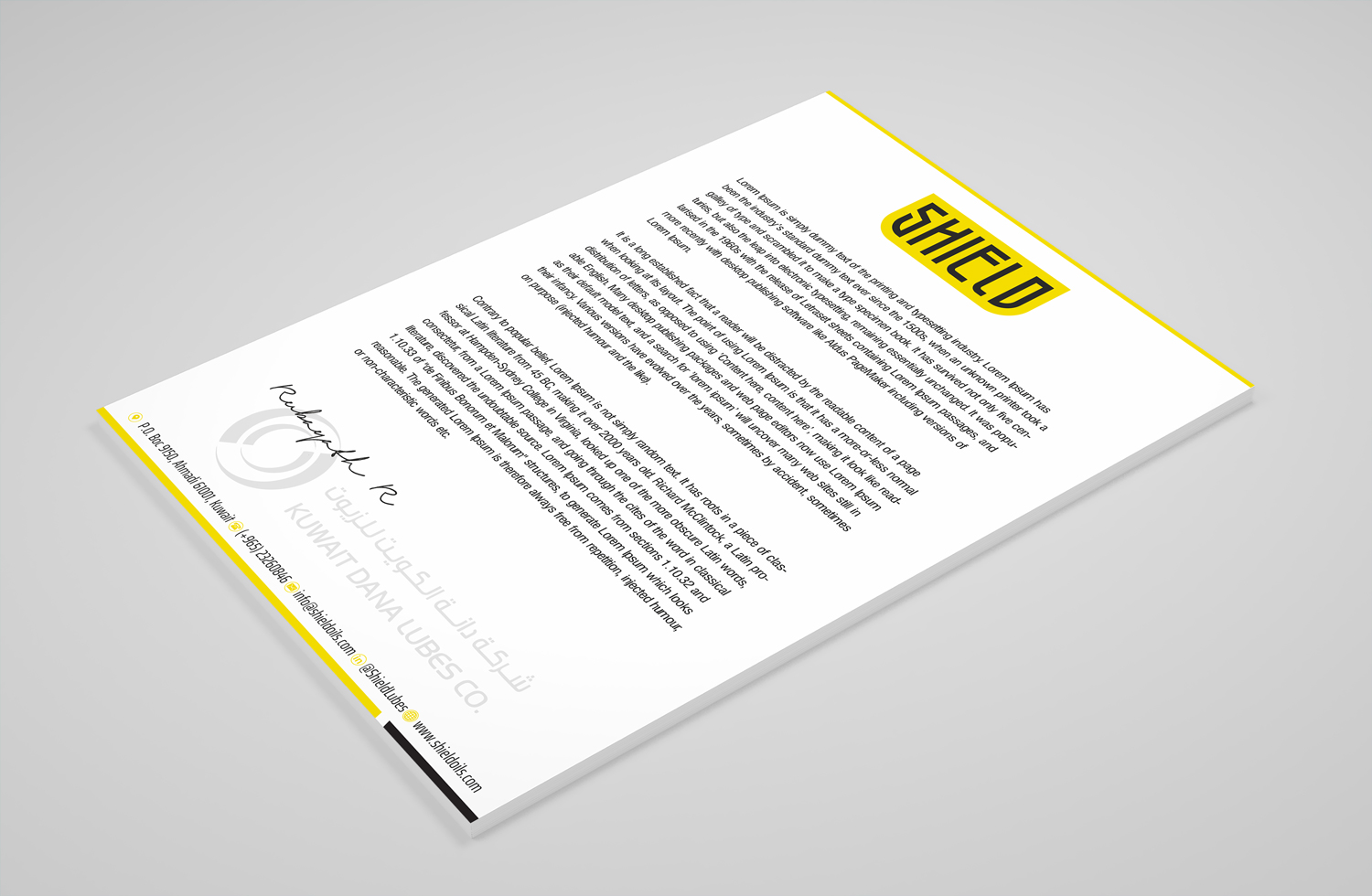 Stationery Design by Petter Goms for this project | Design #20018635