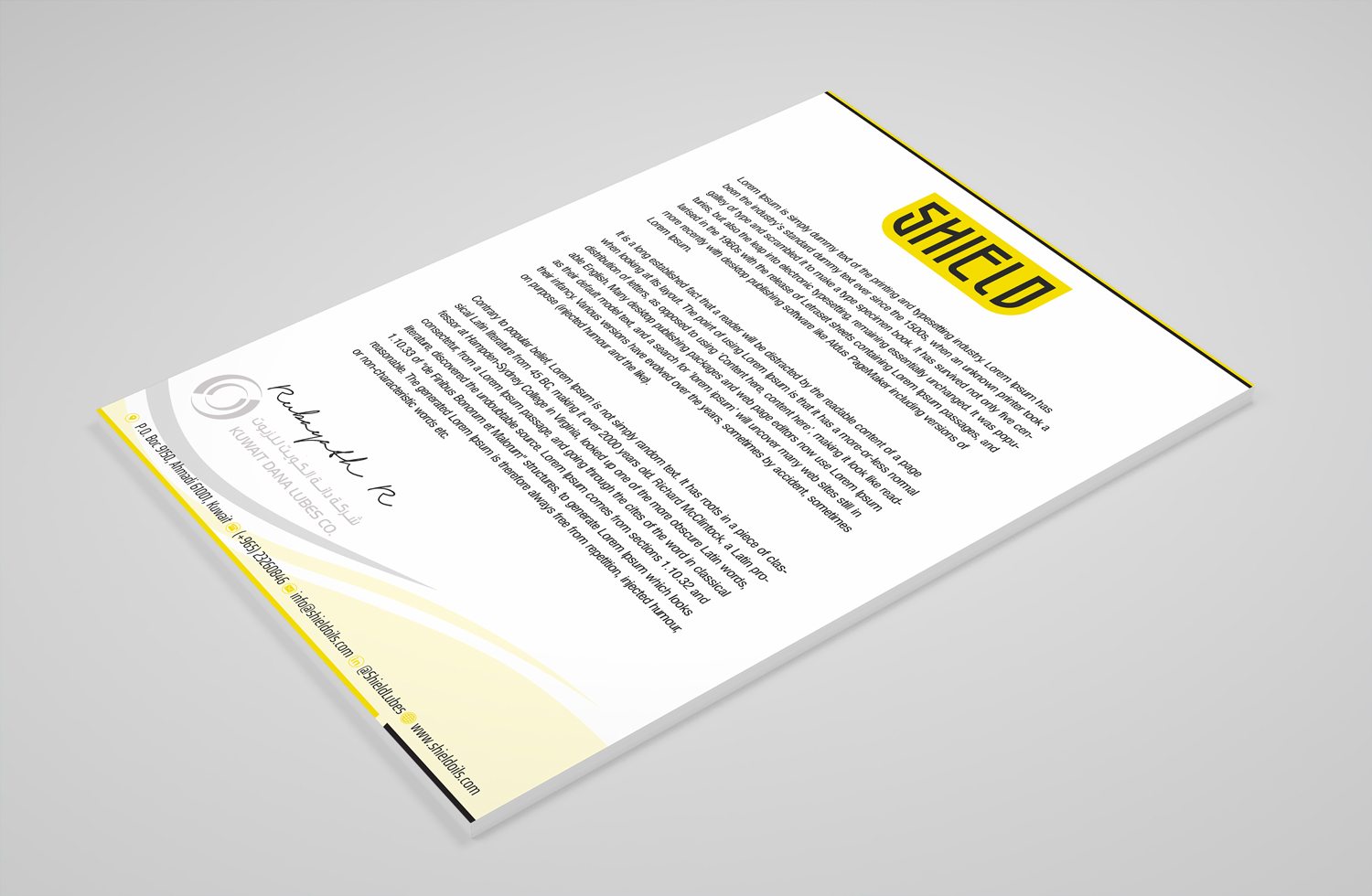 Stationery Design by Petter Goms for this project | Design #20018737