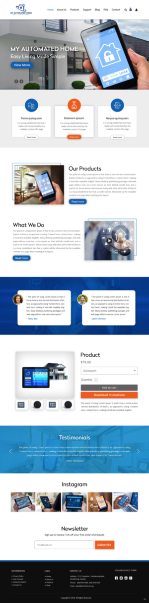 Web Design by pb for this project | Design: #20023812