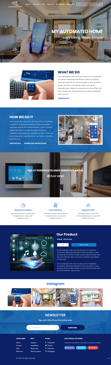 Web Design by pb for this project | Design #20023814