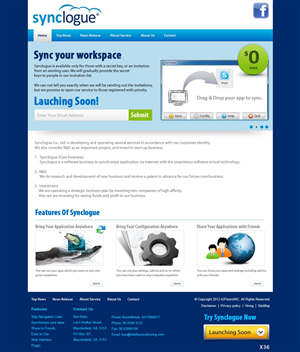 Diseño Wordpress por pb para Synclogue Inc. | Diseño: #691235
