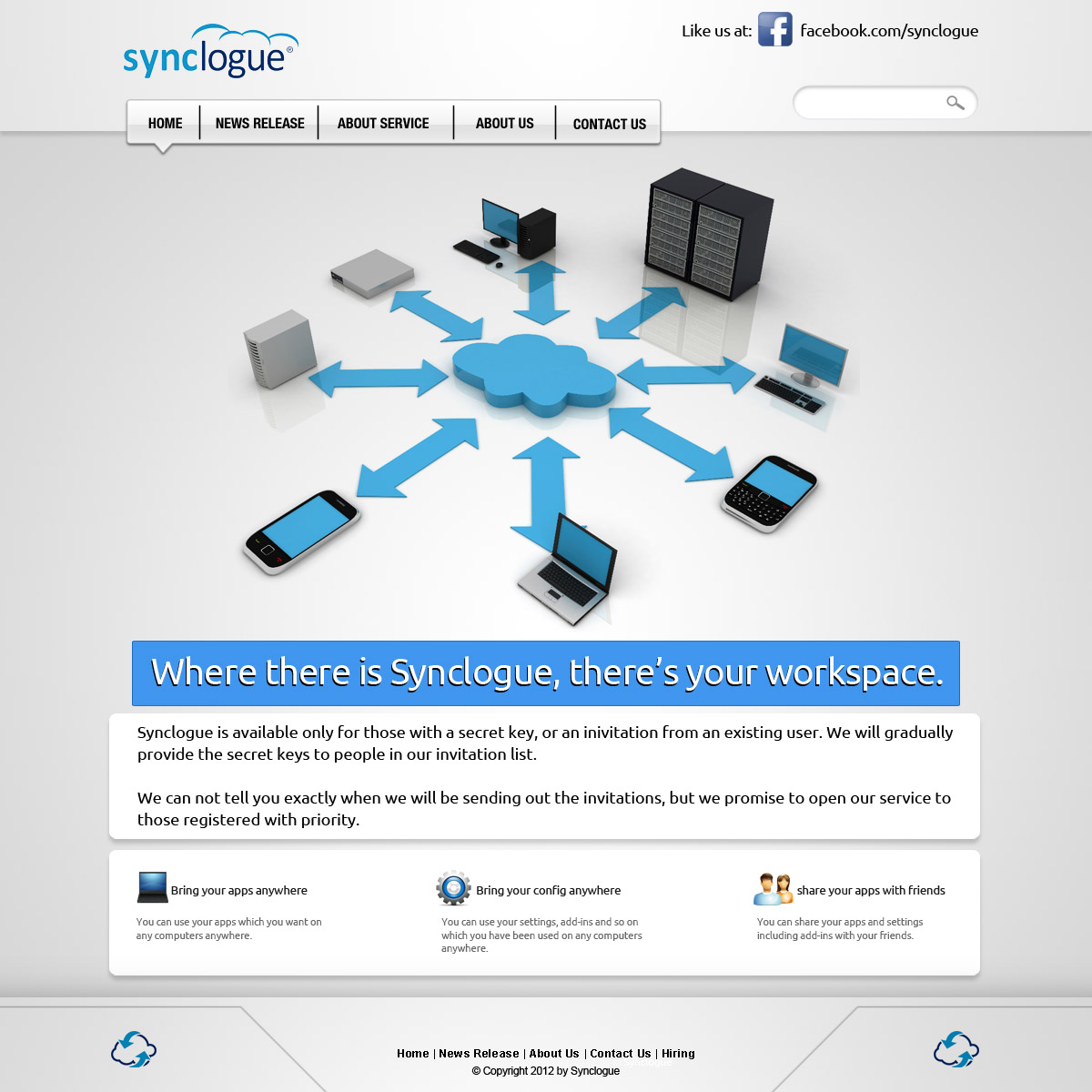Wordpress Design by OM for Synclogue Inc. | Design #687856