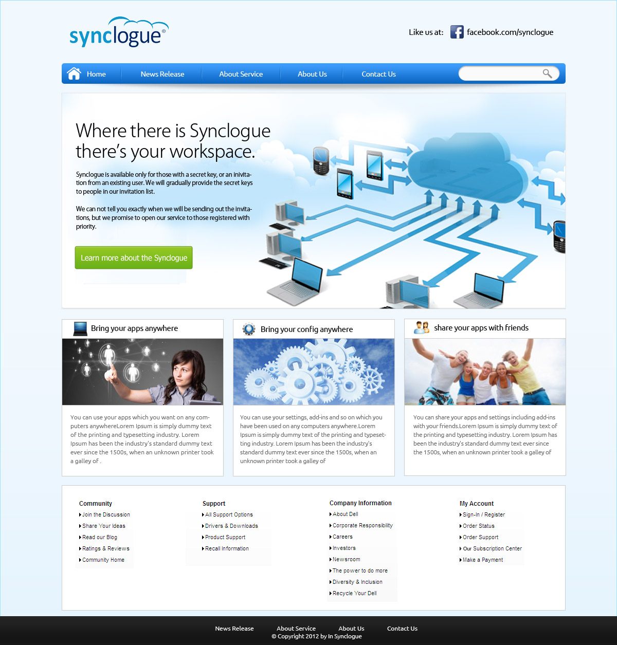 Diseño Wordpress por OM para Synclogue Inc. | Diseño #693365