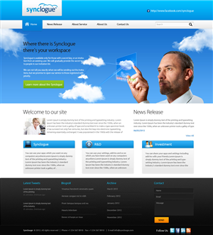 Diseño Wordpress por OM para Synclogue Inc. | Diseño: #697142