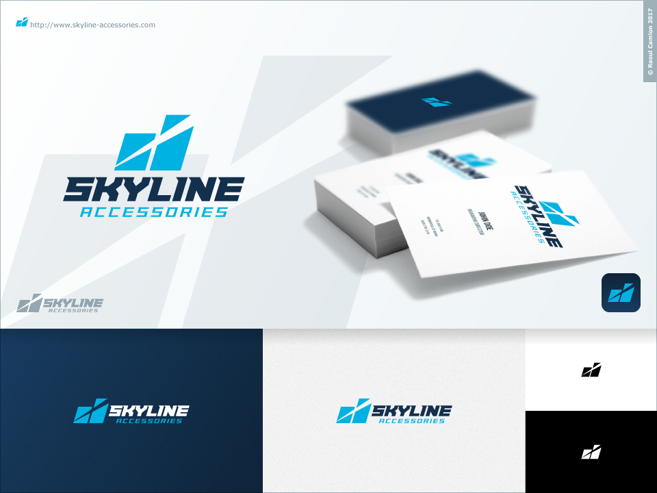 Logo Design by Raoul Camion for Skyline Accessories, LLC. | Design #20022394