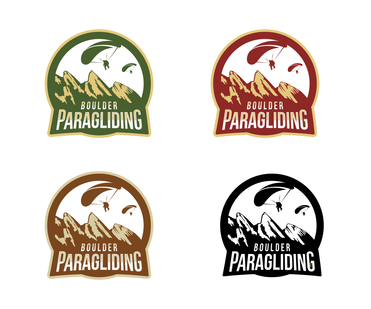 Logo Design by VGB for Boulder Paragliding LLC | Design #20025369