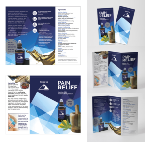 Herbal Ice: CBD and Herbal Topical Pain product needs a brochure | Diseño de Flyer por Karen Gameiro