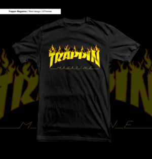 Thrasher logo parody T-shirt design | Design de T-shirt par Grebo