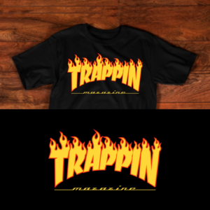 Thrasher logo parody T-shirt design | Design de T-shirt par Rajiv Kumar