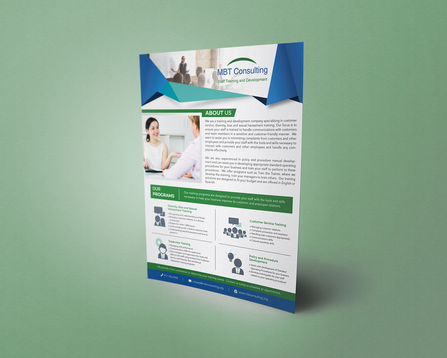 Brochure Design by Louie Fuentes | Manobo Graphic Design Services for this project | Design #20015845