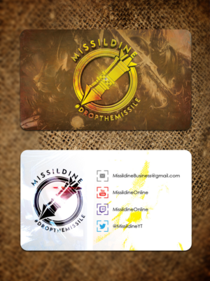 Business Card Design by Sandaruwan for MissildineOnline Gaming Channel | Design #20026069
