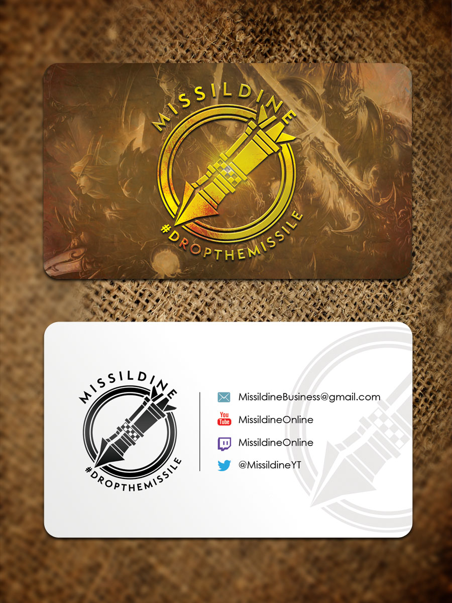 Business Card Design by Sandaruwan for MissildineOnline Gaming Channel | Design #20026205