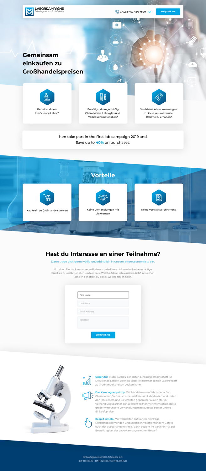 Landing Page Design by Hashim Creetto for this project | Design #20112217