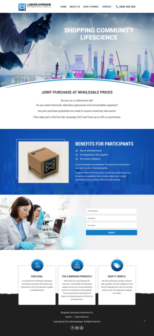 Landing Page Design by pb for this project | Design: #20056970