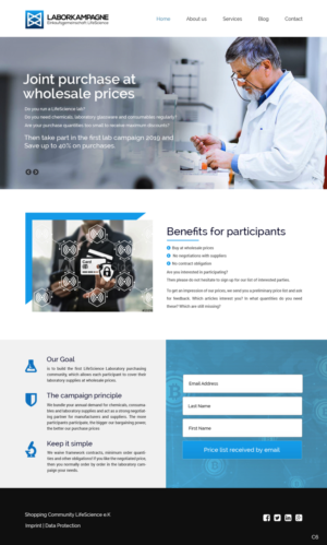 Landing Page Design by pb for this project | Design: #20056971