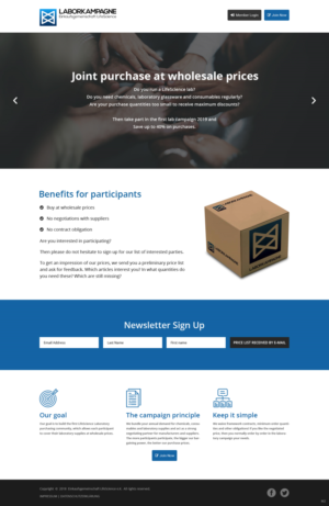 Landing Page Design by pb for this project | Design: #20056972